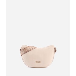 ALVIERO MARTINI BREEZE NYLON SMALL HALFMOON SHOULDER BAG SAND 26EL4GZ6797620928
