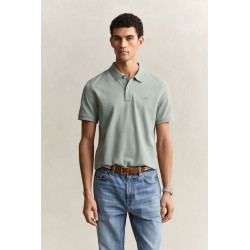 GANT REG SHIELD SS PIQUE POLO CERAMIC GREY 2210-010