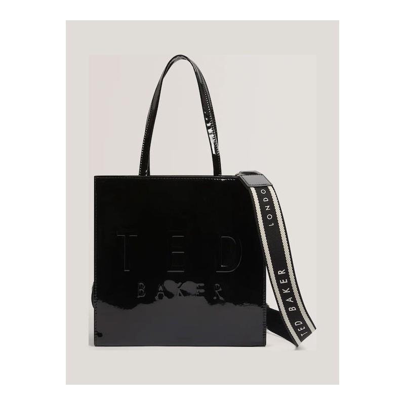TED BAKER WEBBING SMALL ICON BAG BLACK 283616