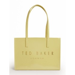 TED BAKER ELONGATED CRINKLE ICON BAG YELLOW 284044