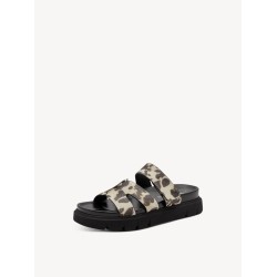 TAMARIS VEGAN FLATFORM MULE COW 1-27412-46-102