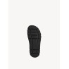 TAMARIS VEGAN FLATFORM SANDAL BLACK 1-28402-46-001