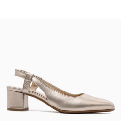 RAGAZZA  LEATHER SLING PUMPS 048-AMMOS