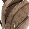 GUESS POWER PLAY II LARGE TECH BACKPACK LATTE LOGO/BROWN HWOS7124350-LGW