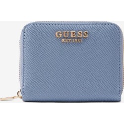 GUESS LAUREL II SLG SMALL ZIP AROUND WALLET GREY BLUE SWZG74591370
