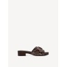TAMARIS MULE SANDAL BROWN SNAKE 1-27313-46-386