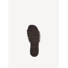 TAMARIS MULE SANDAL BROWN SNAKE 1-27313-46-386