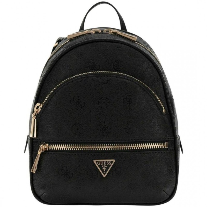 GUESS MANHATTAN II BACKPACK BLACK LOGO HWPD7118320-BLA