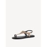 TAMARIS LEATHER FLAT SANDAL TAUPE 1-28142-46-341