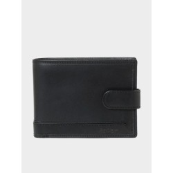 LAVOR WALLET LEATHER BLACK 1-6093