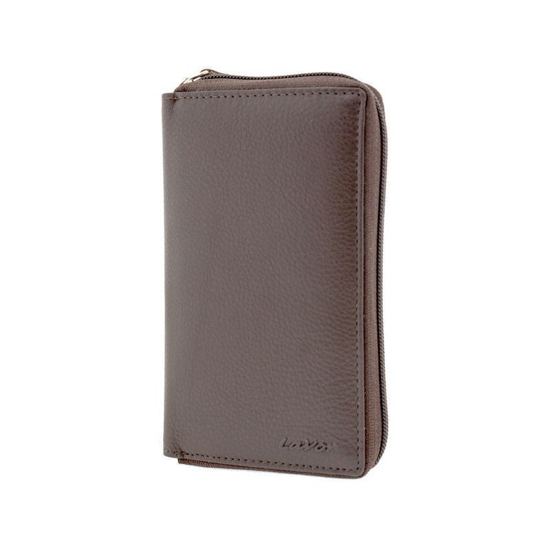 LAVOR WALLET LEATHER BROWN 1-3445