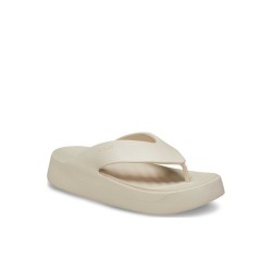CROCS GETAWAY PLATFORM FLIP CREAM 209410-160