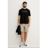 GUESS GUSTAVE CN SS TSHIRT BLACK Z6GI01K2835-JBLK