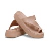 CROCS GETAWAY PLATFORM TOE LOOP PINK CARAMEL 210834-7AF