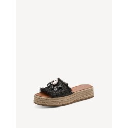 TAMARIS WEDGE MULE BLACK 1-27214-46-001