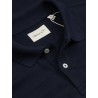 GANT TEXTURE STRIPE SS POLO EVENING BLUE 2014096-433