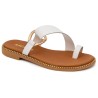 RAGAZZA LEATHER SANDAL 01039-WHITE