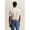 GANT 2 TONE SS POLO OAT BEIGE 2014102-200