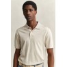GANT 2 TONE SS POLO OAT BEIGE 2014102-200