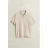 GANT 2 TONE SS POLO OAT BEIGE 2014102-200