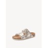 TAMARIS FLATFORM MULE BEIGE SNAKE 1-27523-46-492