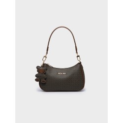 NOLAH COELIA BROWN DARK BROWN CROSSBODY BAG