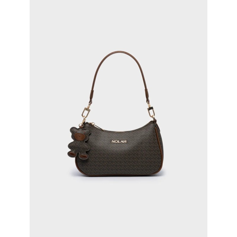 NOLAH COELIA BROWN DARK BROWN CROSSBODY BAG