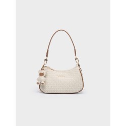 NOLAH COELIA WHITE- BROWN CROSSBODY BAG