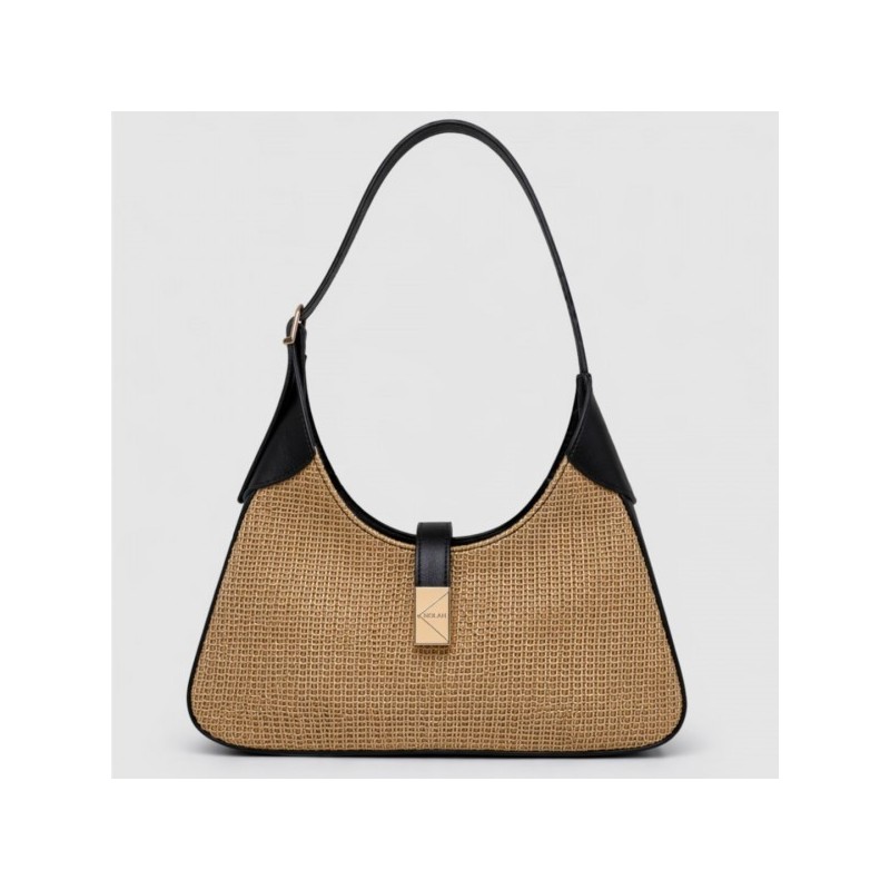 NOLAH BONDI BROWN-BLACK CROSSBODY BAG