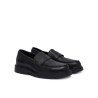 CALVIN KLEIN LEATHER COMBAT ESS LOAFER BLACK HM0HM02337-0GJ