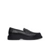 CALVIN KLEIN LEATHER COMBAT ESS LOAFER BLACK HM0HM02337-0GJ