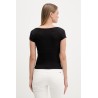 TOMMY HILFIGER TJW SLIM RIB BADGE TEE EXT BLACK DW0DW22793-BDS