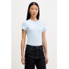 TOMMY HILFIGER TJW SLIM ESS LOGO 1 SS TEE EXT KINGLY BLUE DW0DW23479-C1R