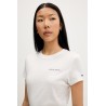 TOMMY HILFIGER TJW SLIM ESS LOGO 1 SS TEE EXT ECRU DW0DW23479-YBL