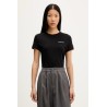 TOMMY HILFIGER TJW SLIM ESS LOGO 1 SS TEE EXT BLACK DW0DW23479-BDS