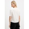 TOMMY HILFIGER TJW BXY BADGE TEE EXT ECRU DW0DW022202-YBL