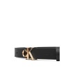 CALVIN KLEIN FACET BUCKLE PEBBLE 2.5MM BELT BLACK LV04F7060G-YIH