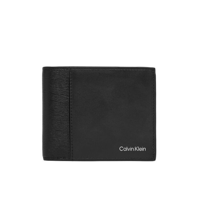 CALVIN KLEIN REFINED MIX BILLFORD COIN WALLET BLACK LV04D1304G-UB1