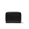 CALVIN KLEIN MEDIUM FLAP ZIP AROUND LEATHER BLACK WALLET  LV04F1075G-UB1