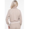 GUESS SARAH PIQUE HN FULL ZIP JACKET BEIGE V6GQ5K2916-G1BW