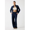 GUESS SARAH PIQUE PANTS NAVY BLUE V6GB03K2918-A71W