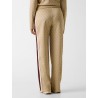 GUESS 4G JACQUARD STRAIGHT LEG PANTS BEIGE V6GB04K2955-FMC3