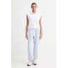 GUESS HABI CROP SLEEVELESS POLO WHITE V6GP02K2956-G011
