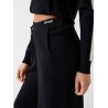 GUESS GABRY STRAIGHT PANT SWTR BLACK V6GB06Z0651-JBLK