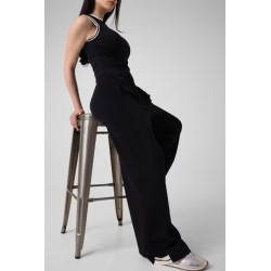 GUESS GABRY STRAIGHT PANT SWTR BLACK V6GB06Z0651-JBLK