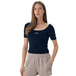 GUESS CIRCE SS RIB TOP DARK BLUE V6GP04K2969-A71W