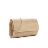 TAMARIS WOVEN CLUTCH ROSE 34325-650