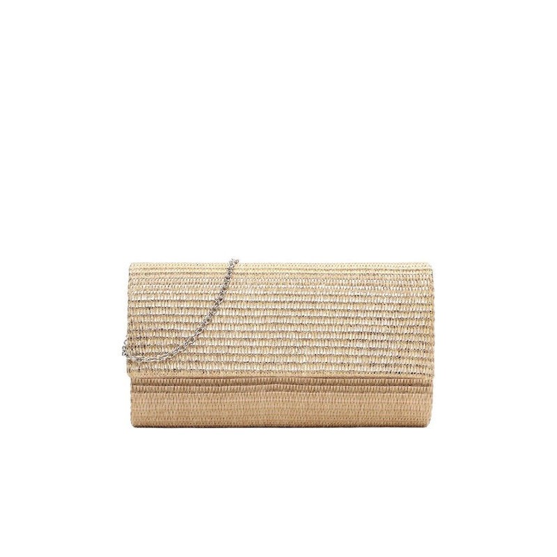 TAMARIS WOVEN CLUTCH ROSE 34325-650