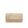 TAMARIS WOVEN CLUTCH ROSE 34325-650