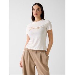 GUESS CIRCE SS CN T-SHIRT ECRU V6GI01K2962-G1O6